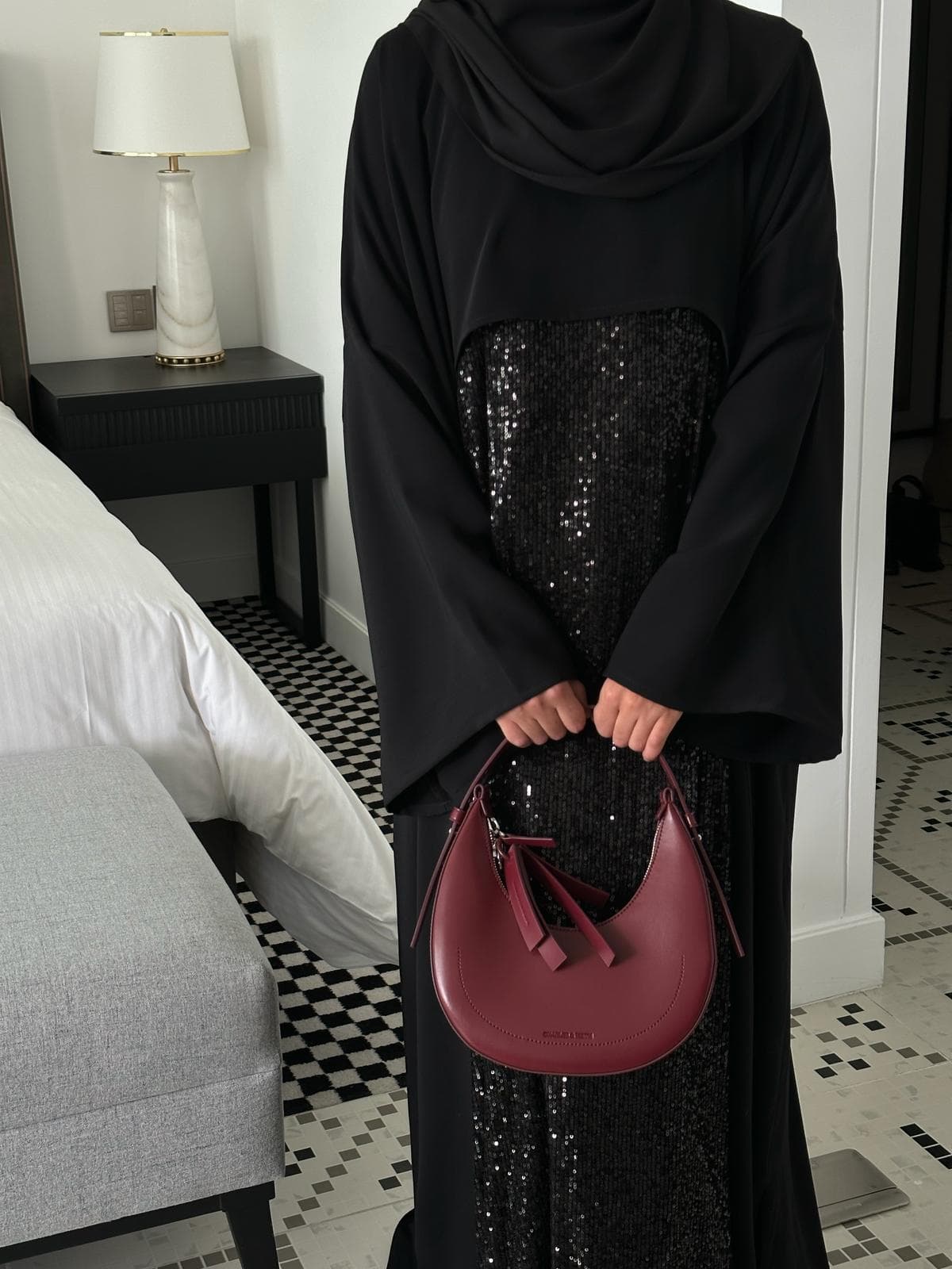 Abaya / Cape ANGELINA NOIR
