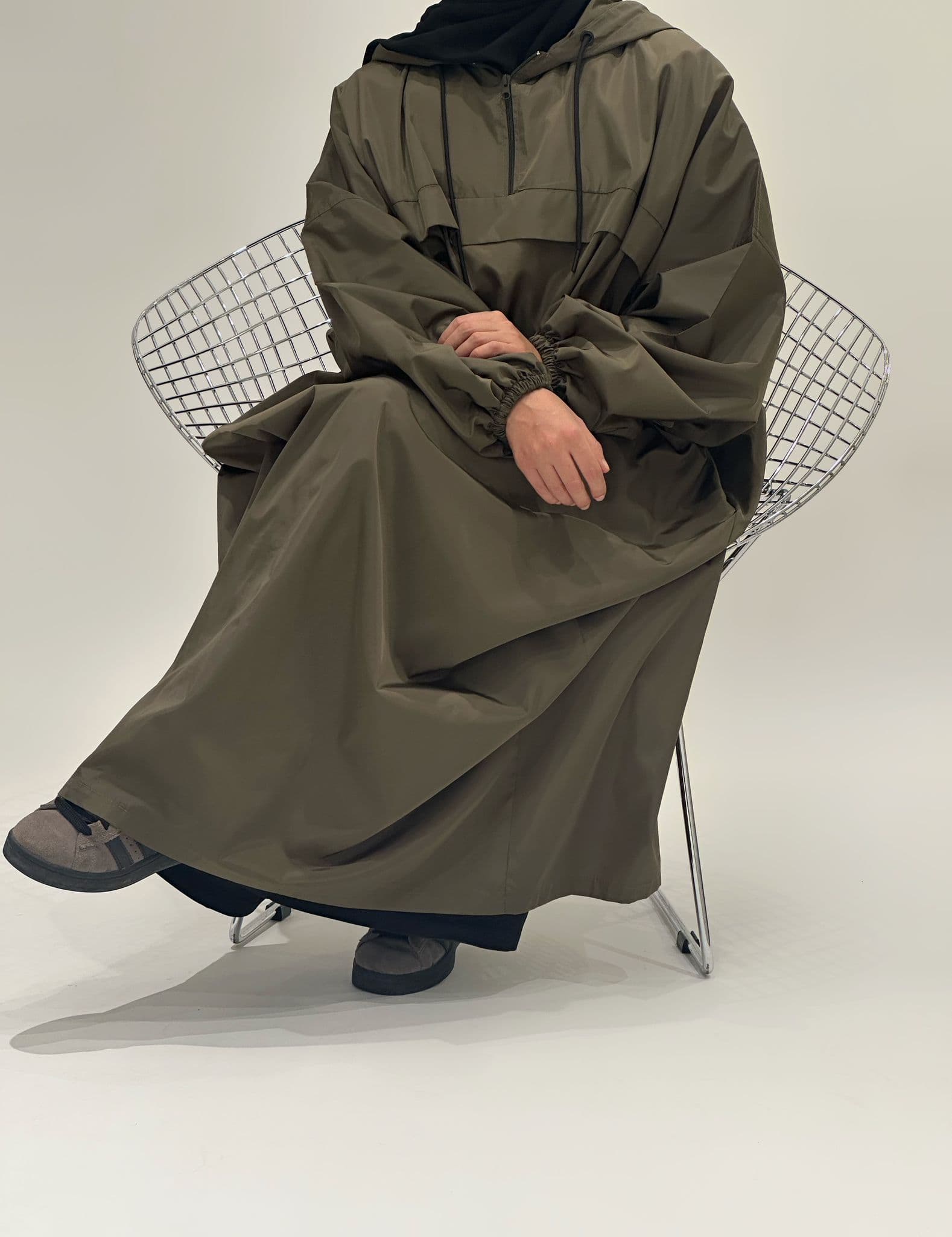 Abaya Imperméable kaki