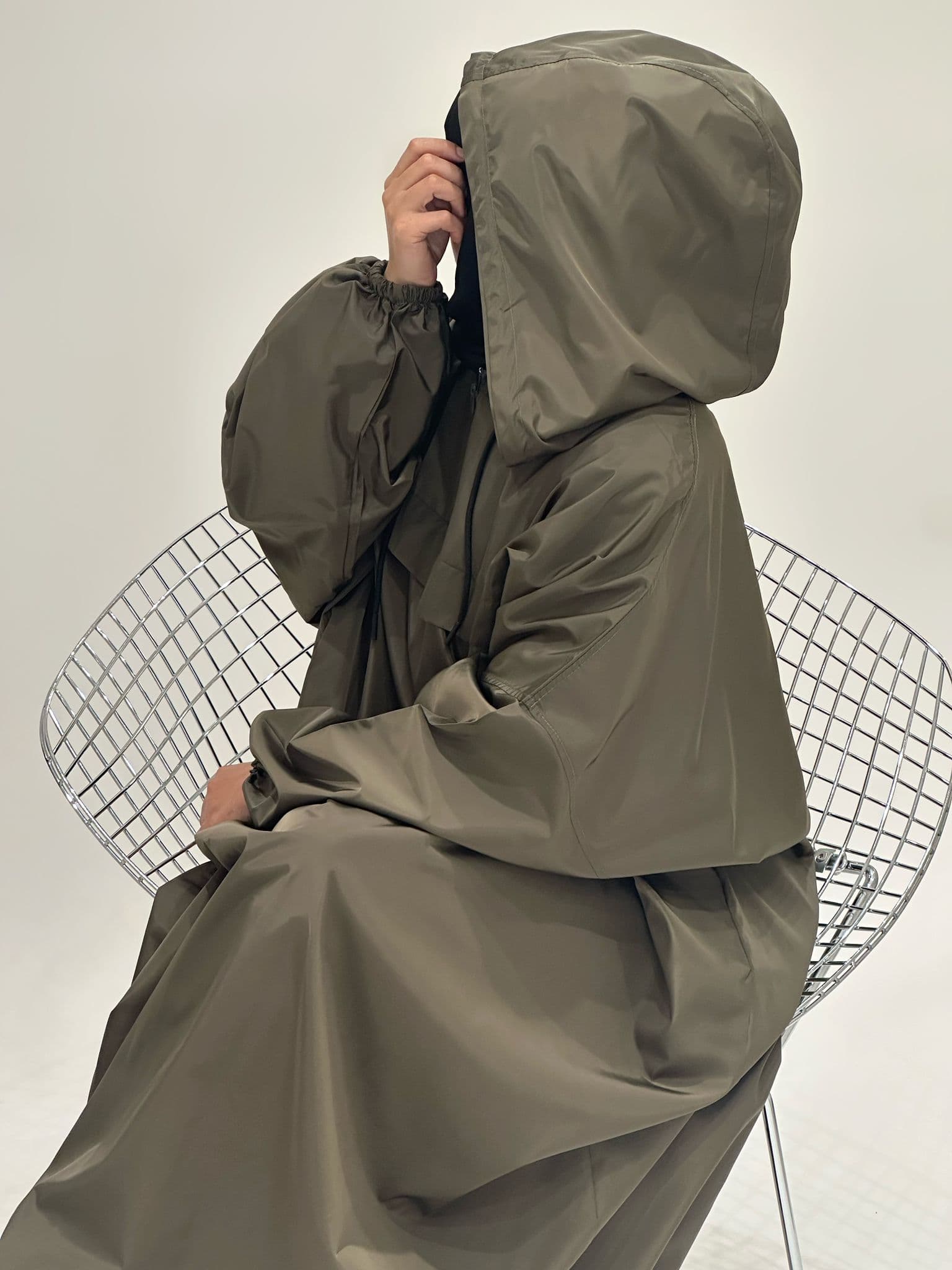 Abaya Imperméable kaki