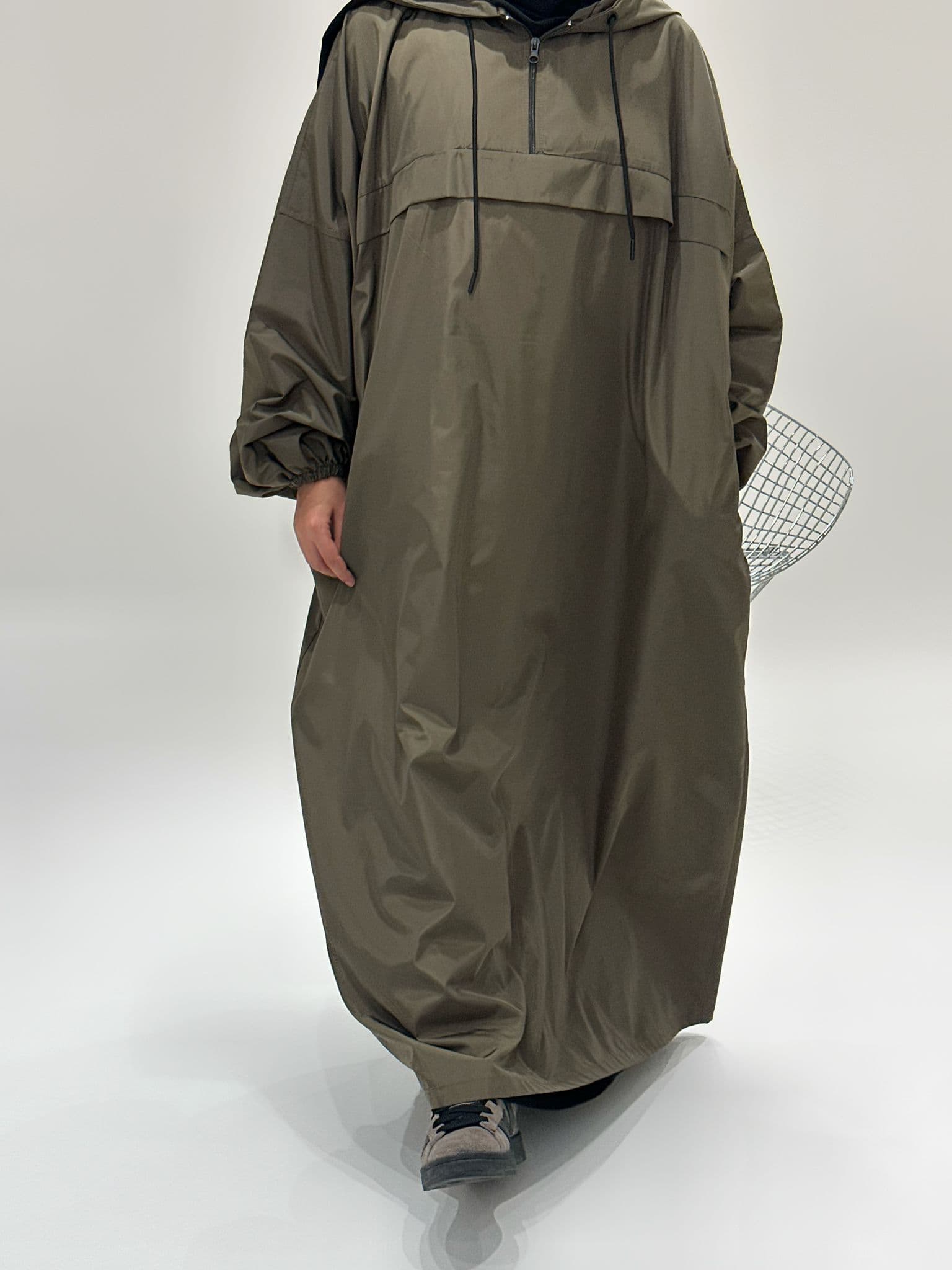 Abaya Imperméable kaki