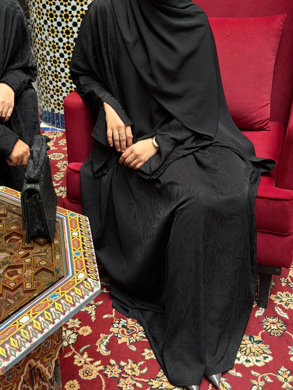 Abaya KEYA noir luxe