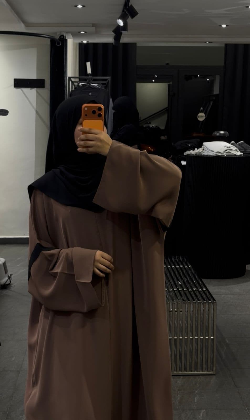ABAYA MOUNTAIN MOKA bandes Noir