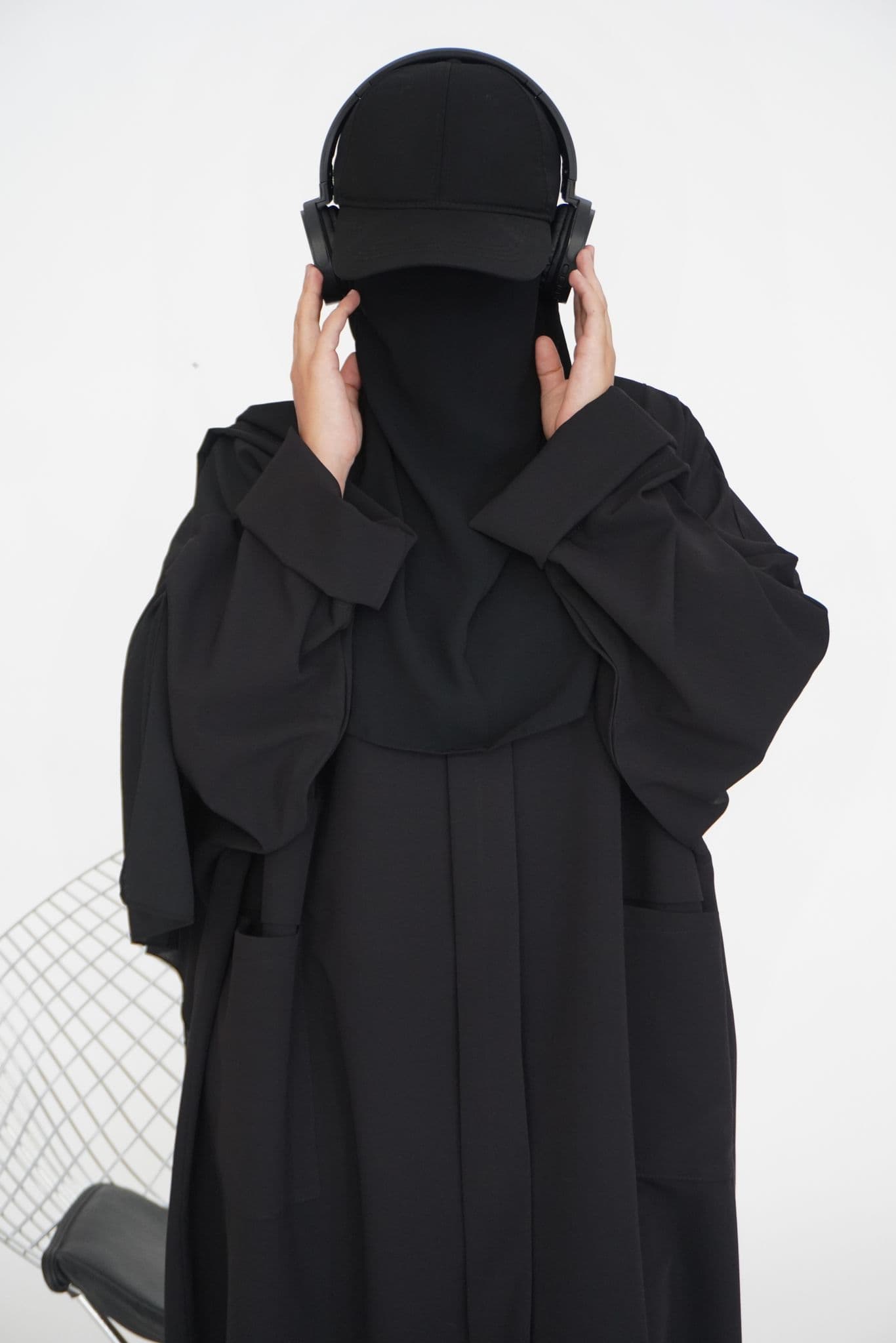 ABAYA PRADAA noir