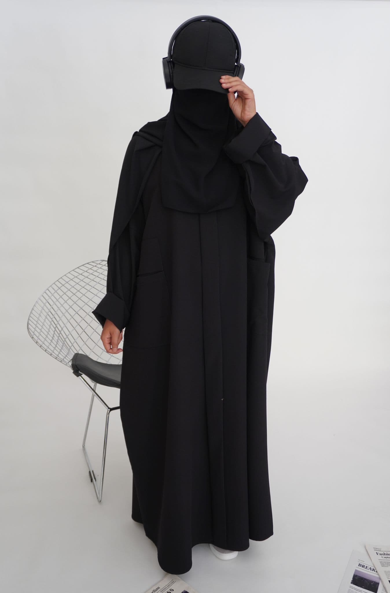 ABAYA PRADAA noir