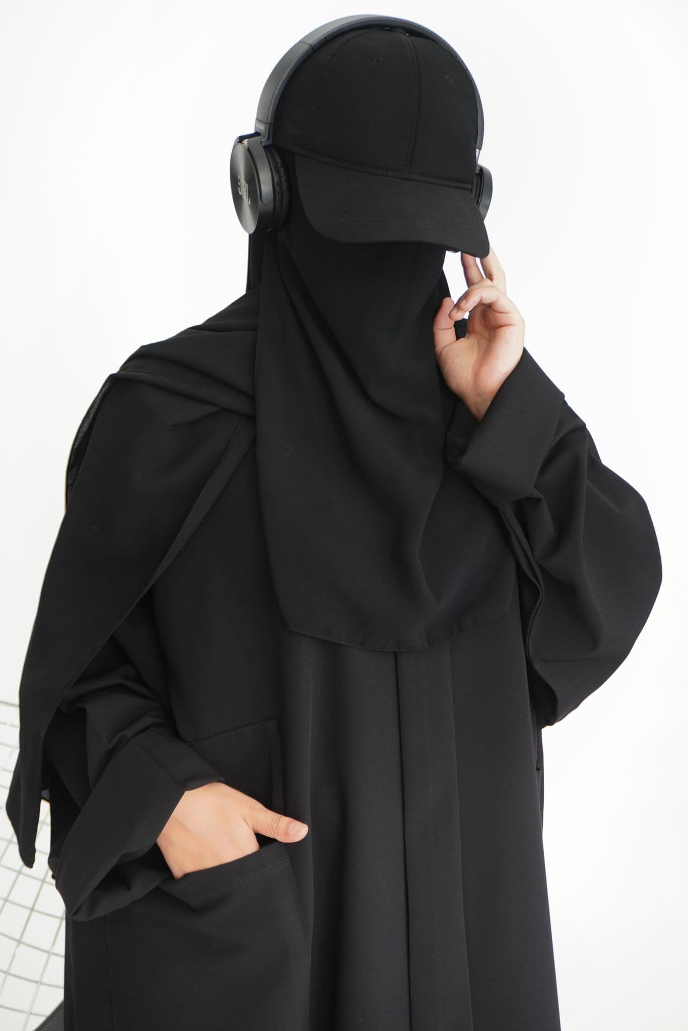 ABAYA PRADAA noir