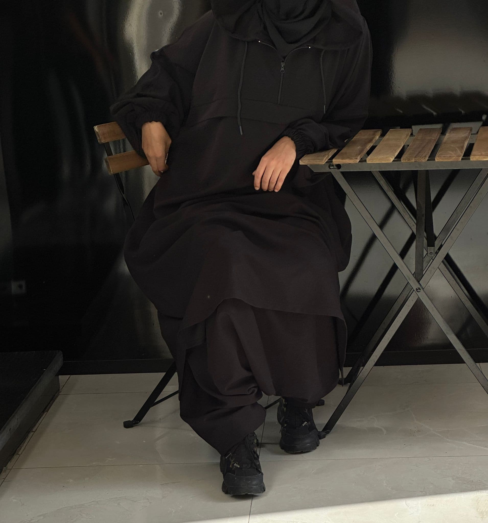 Abaya SWEAT NOIR
