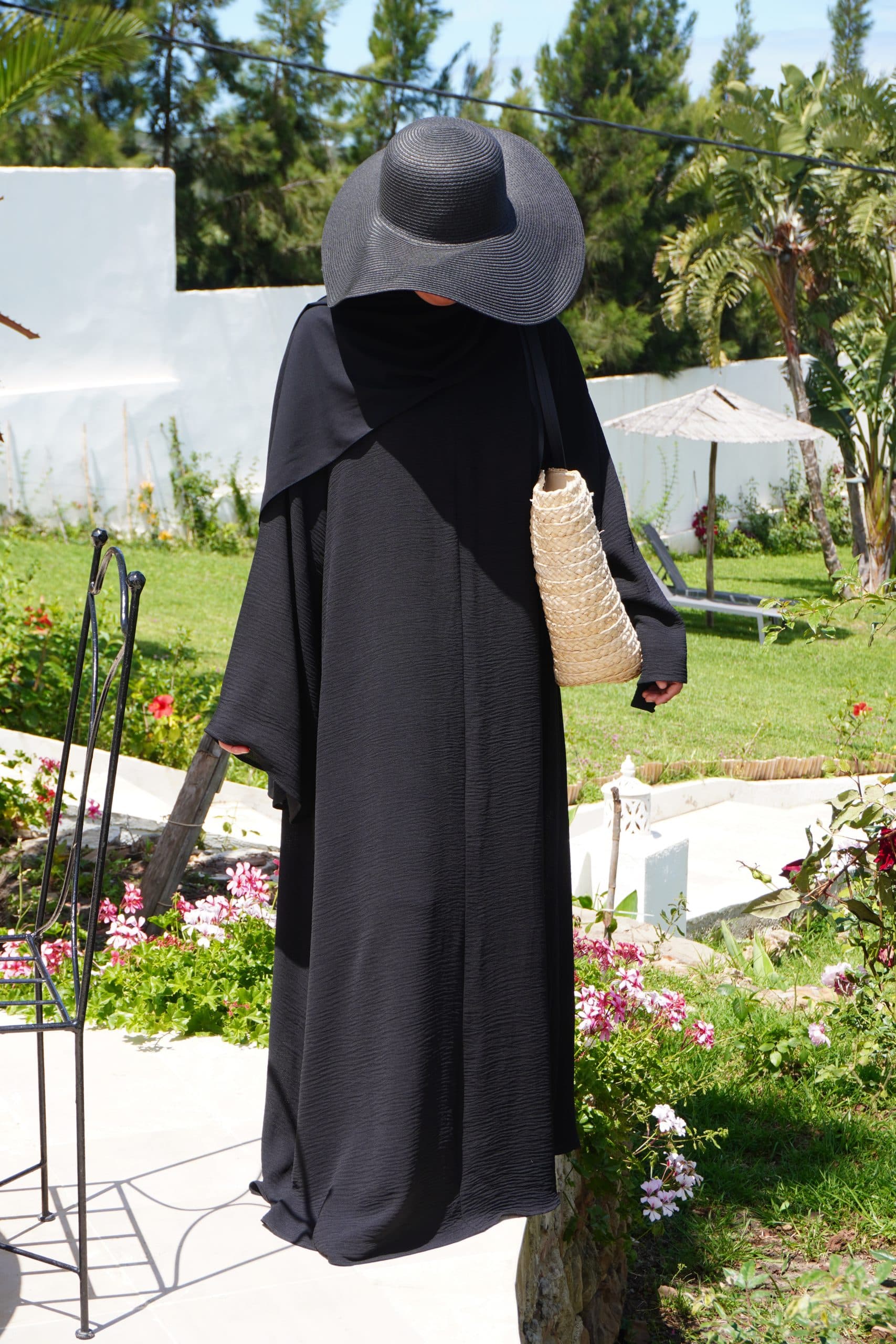 ABAYA SYLLYA COTON Noir