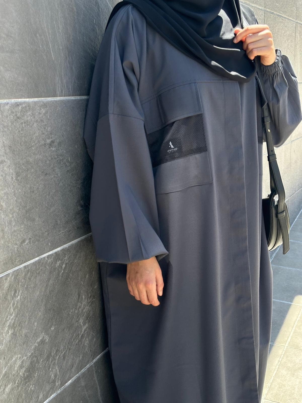 ABAYA ZAYNAB GRIS