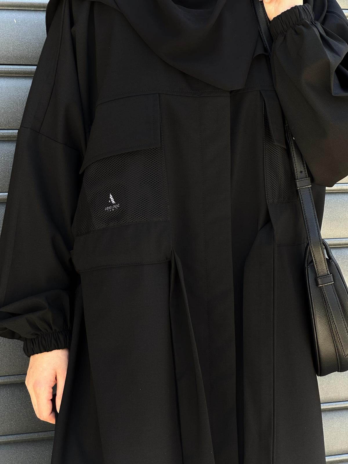 ABAYA ZAYNAB NOIR