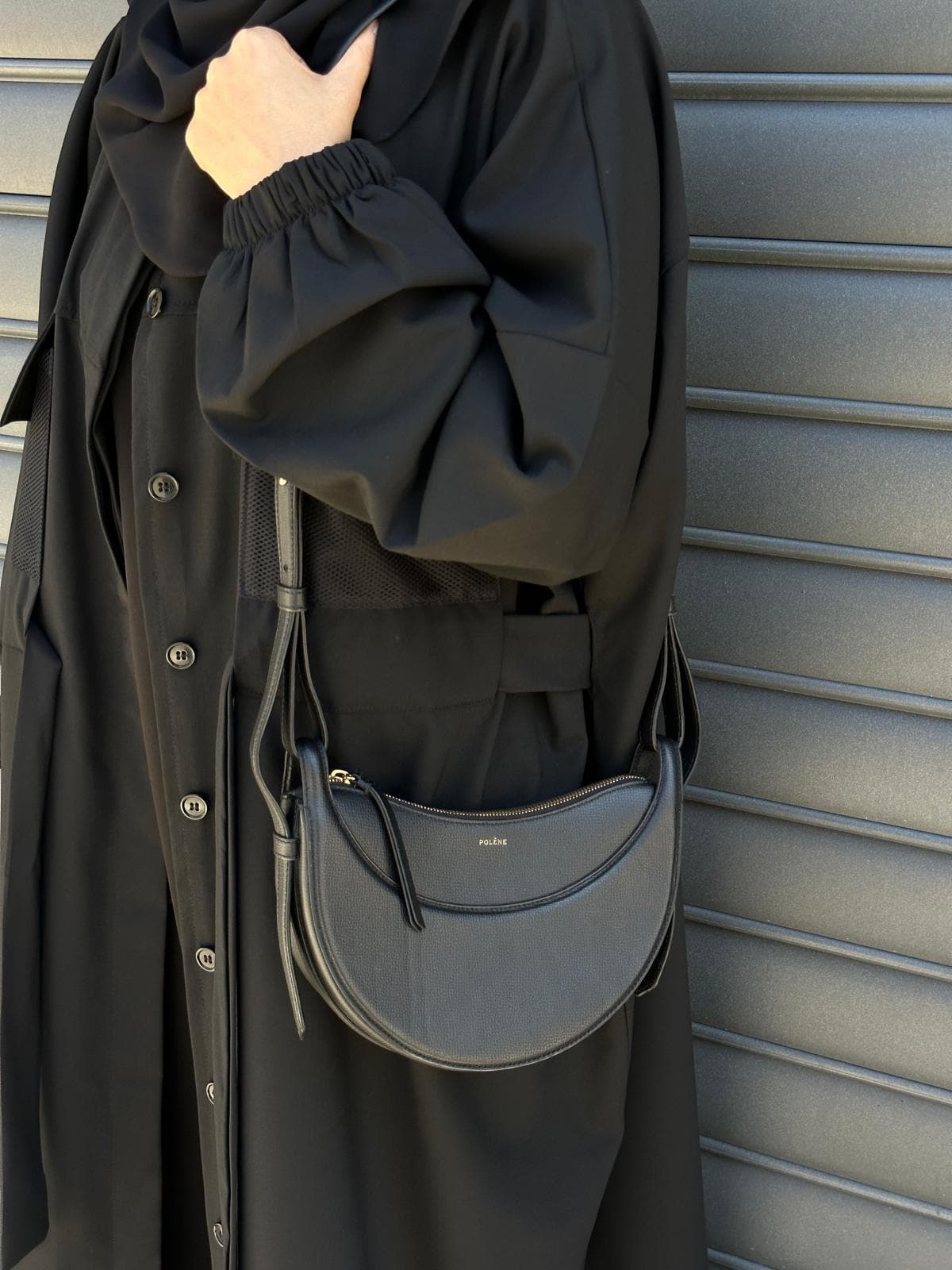 ABAYA ZAYNAB NOIR