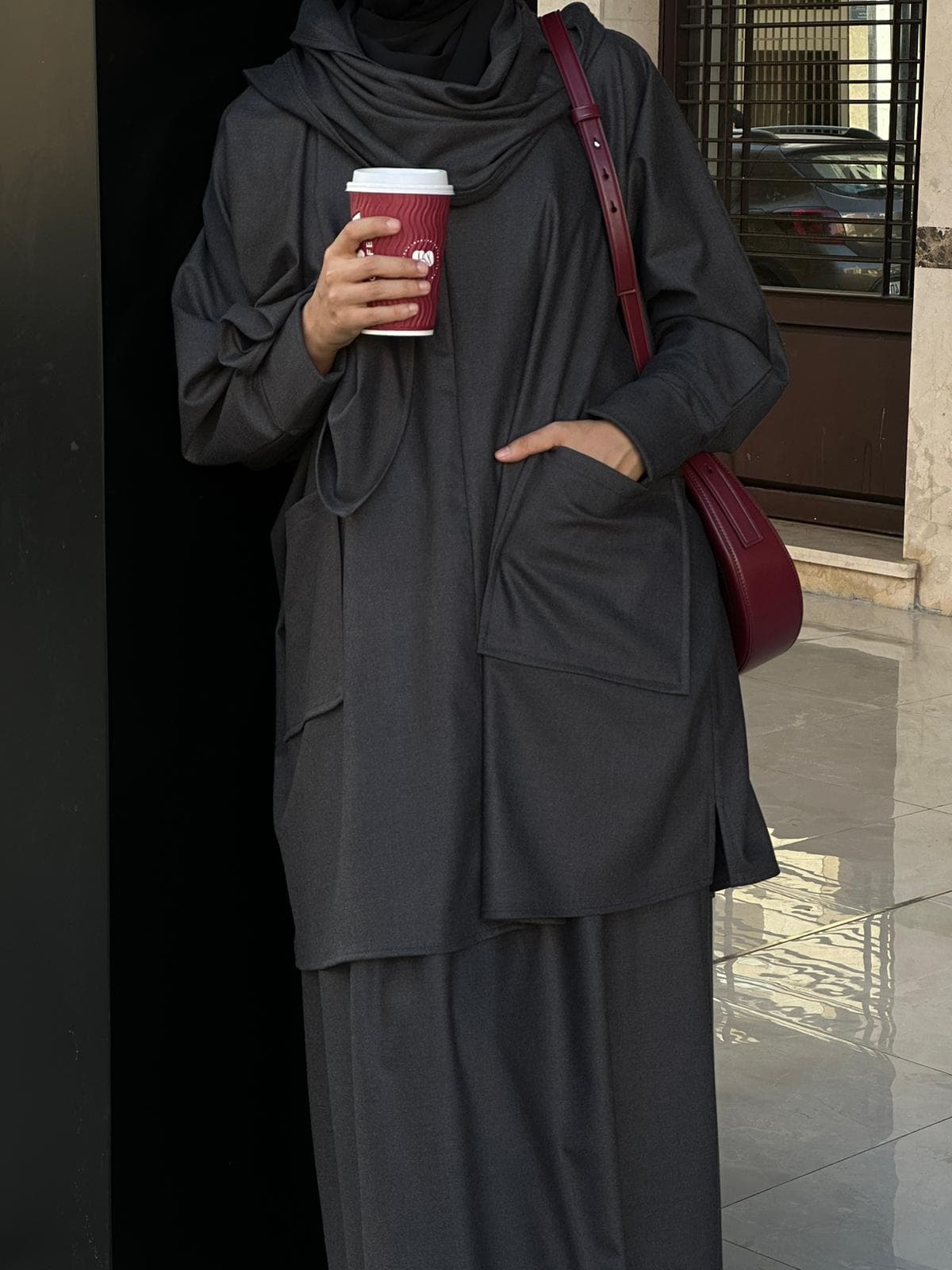 Ensemble FARAH avec châle