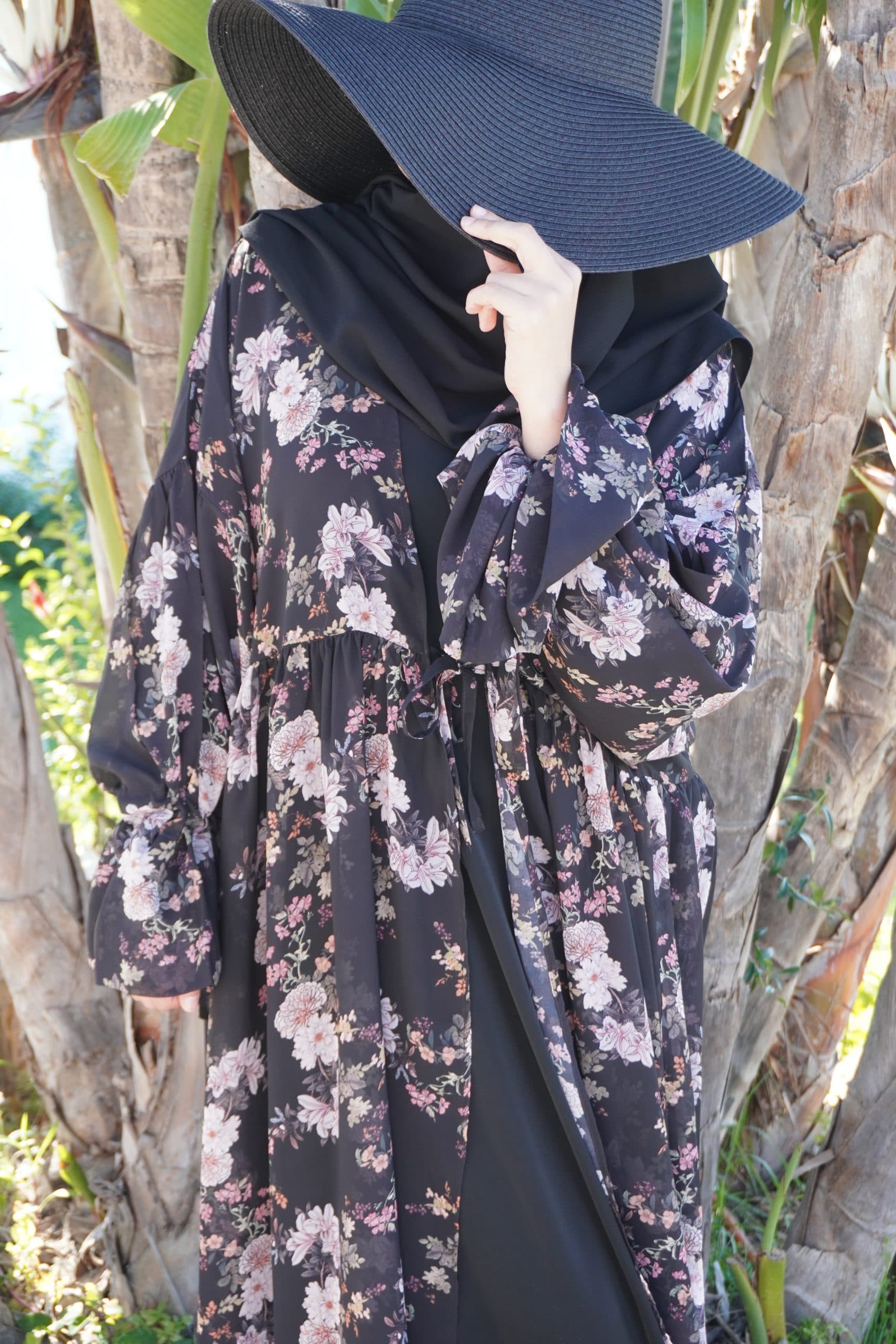 ENSEMBLE LYVYA noir fleurie
