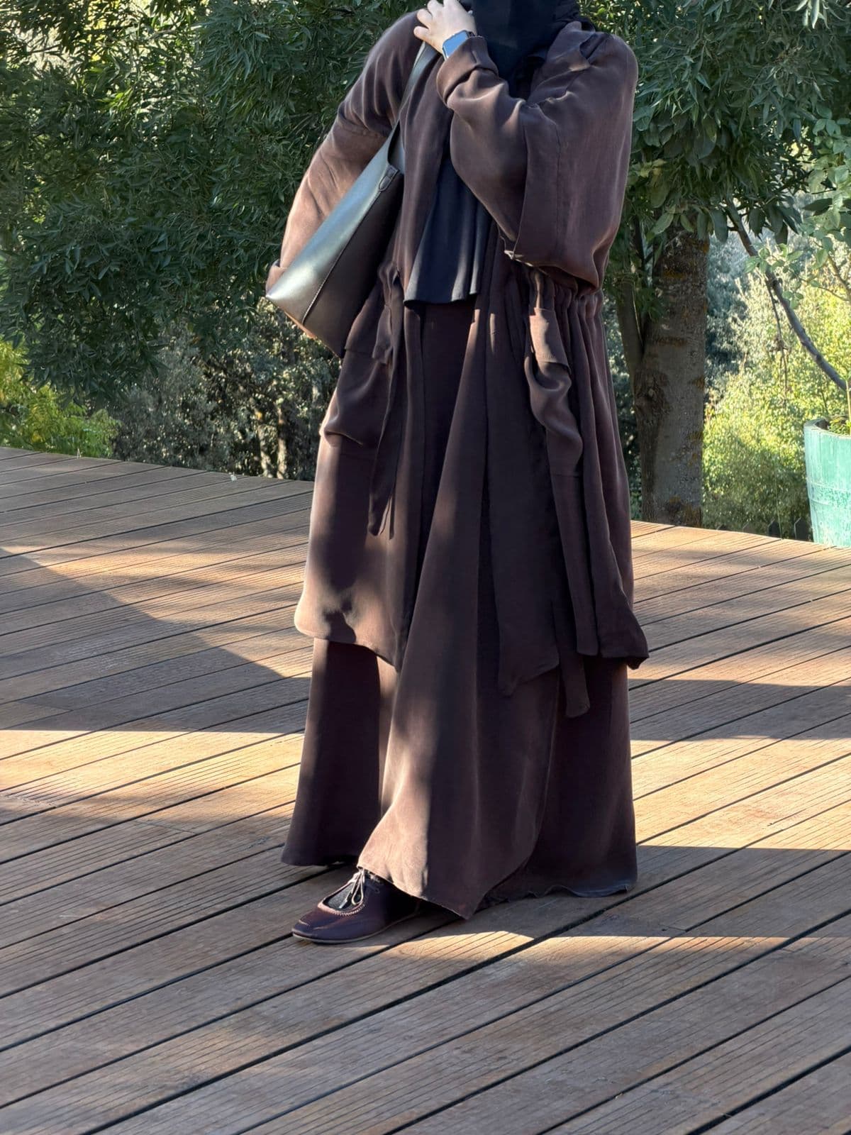 ENSEMBLE SORAYA marron chocolat