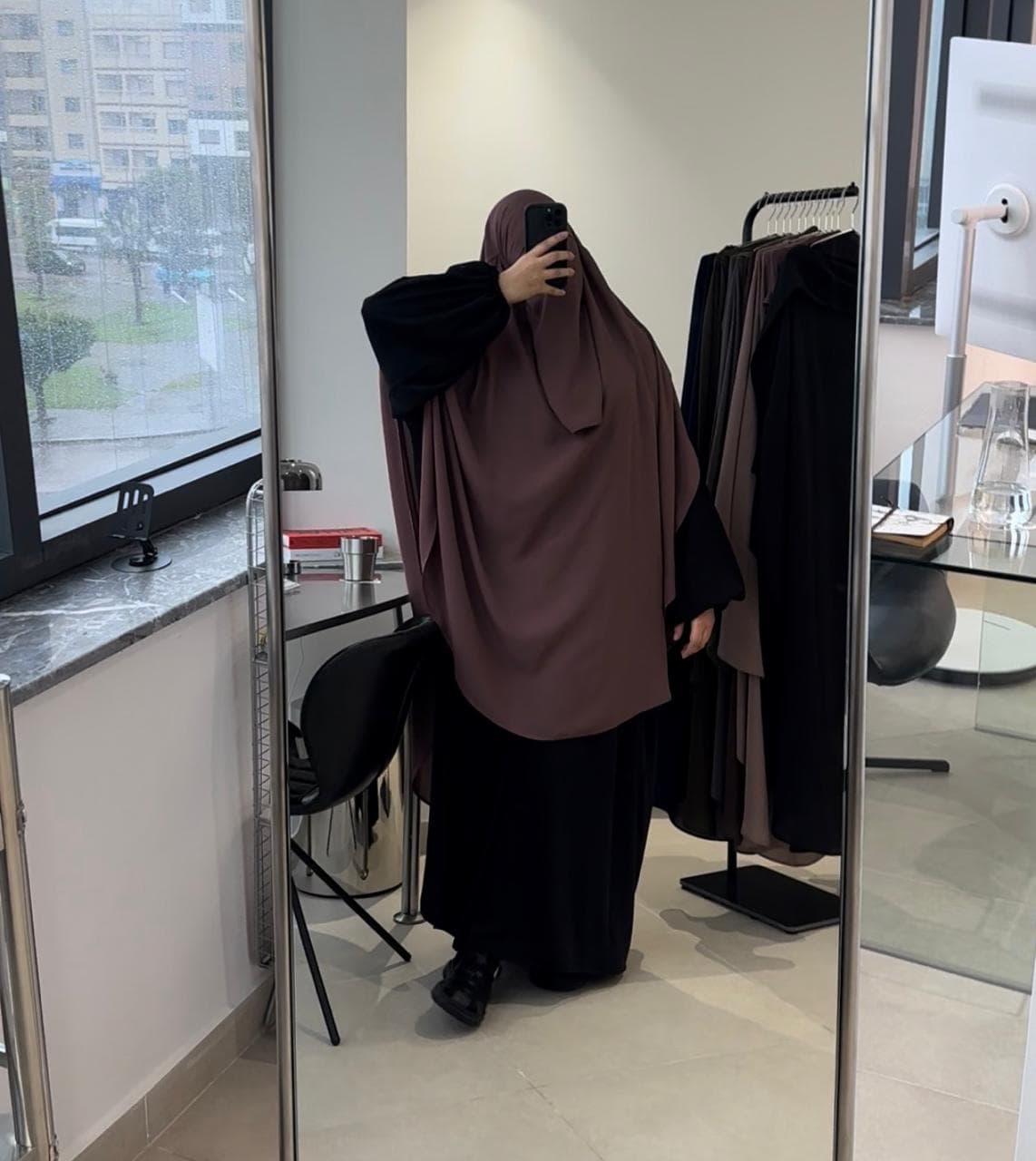 KHIMAR LONG ARRONDI