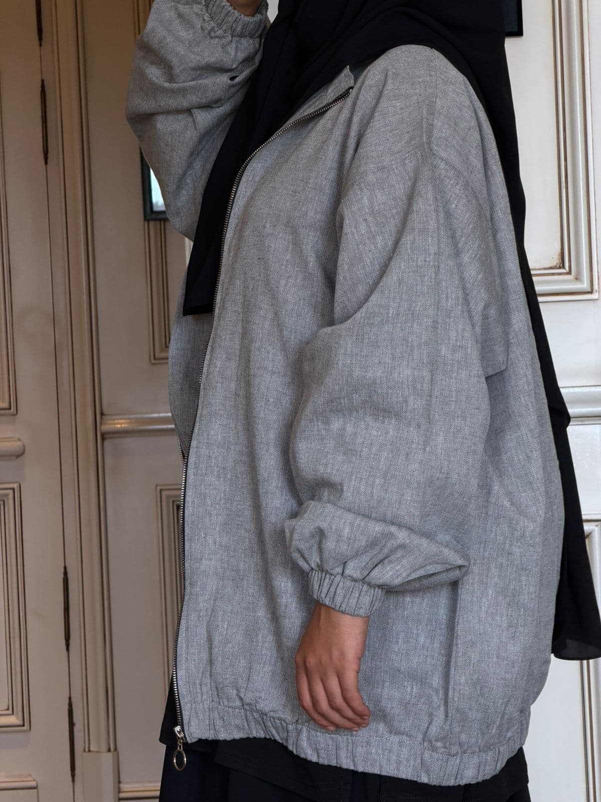 MY LITTLE JACKET gris clair