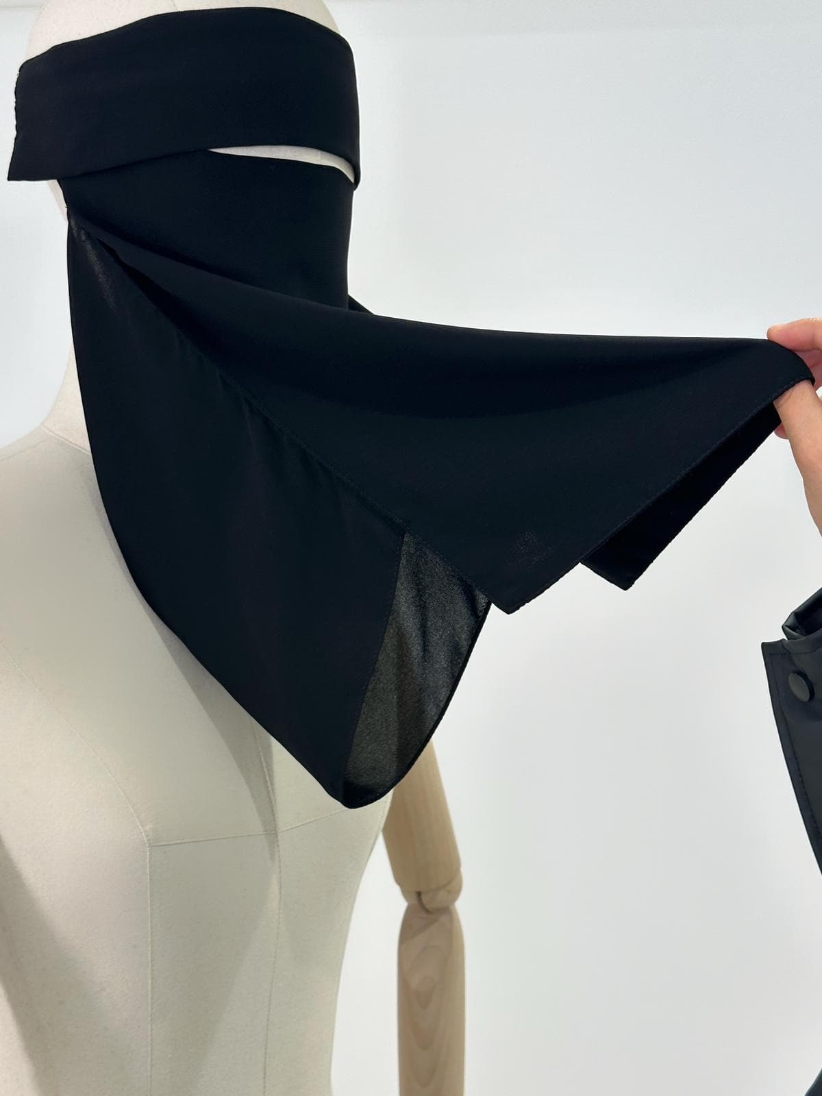 NIQAB noir (pour manger)