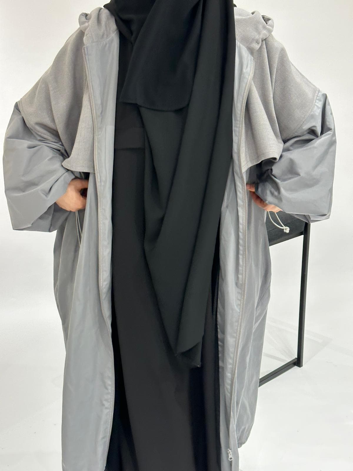 PARKA BI MATIERE GRIS