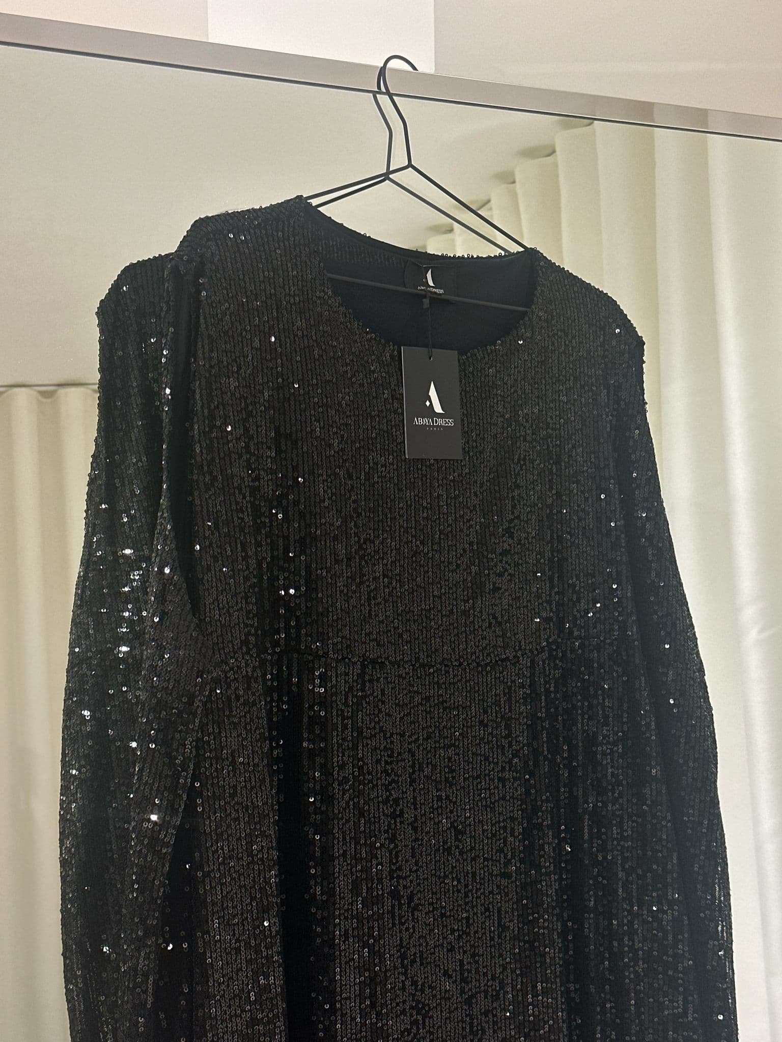 Sous abaya SEQUIN NOIR