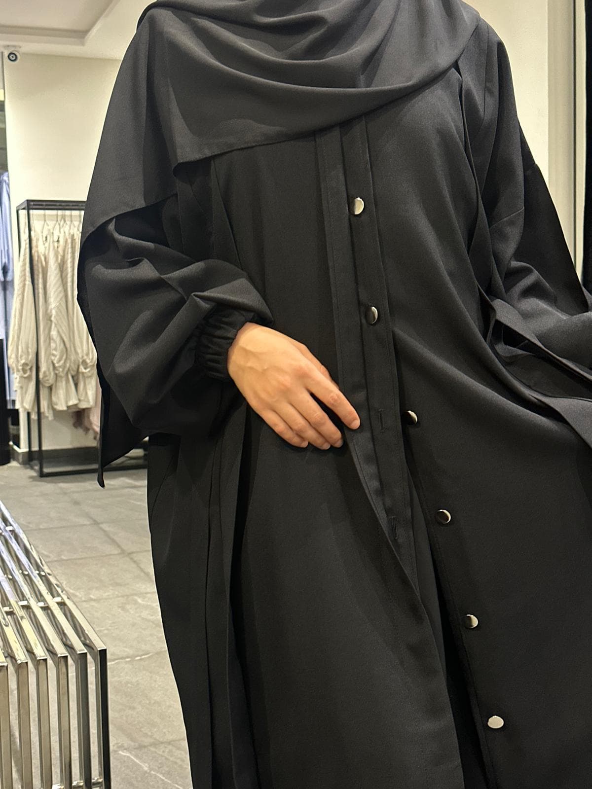 VESTE Longue SOFTSHELL NOIR