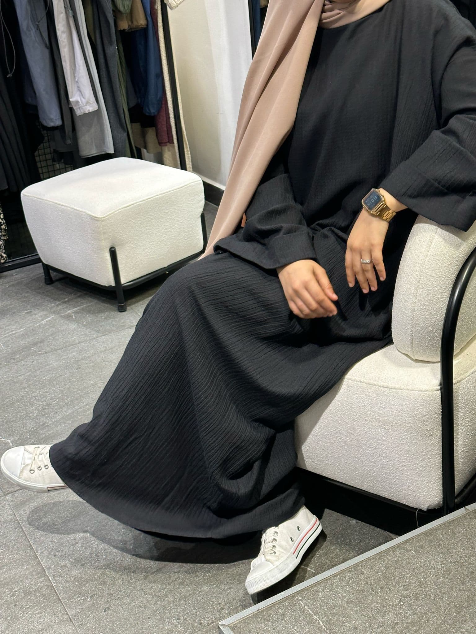 ABAYA MEERA NOIR