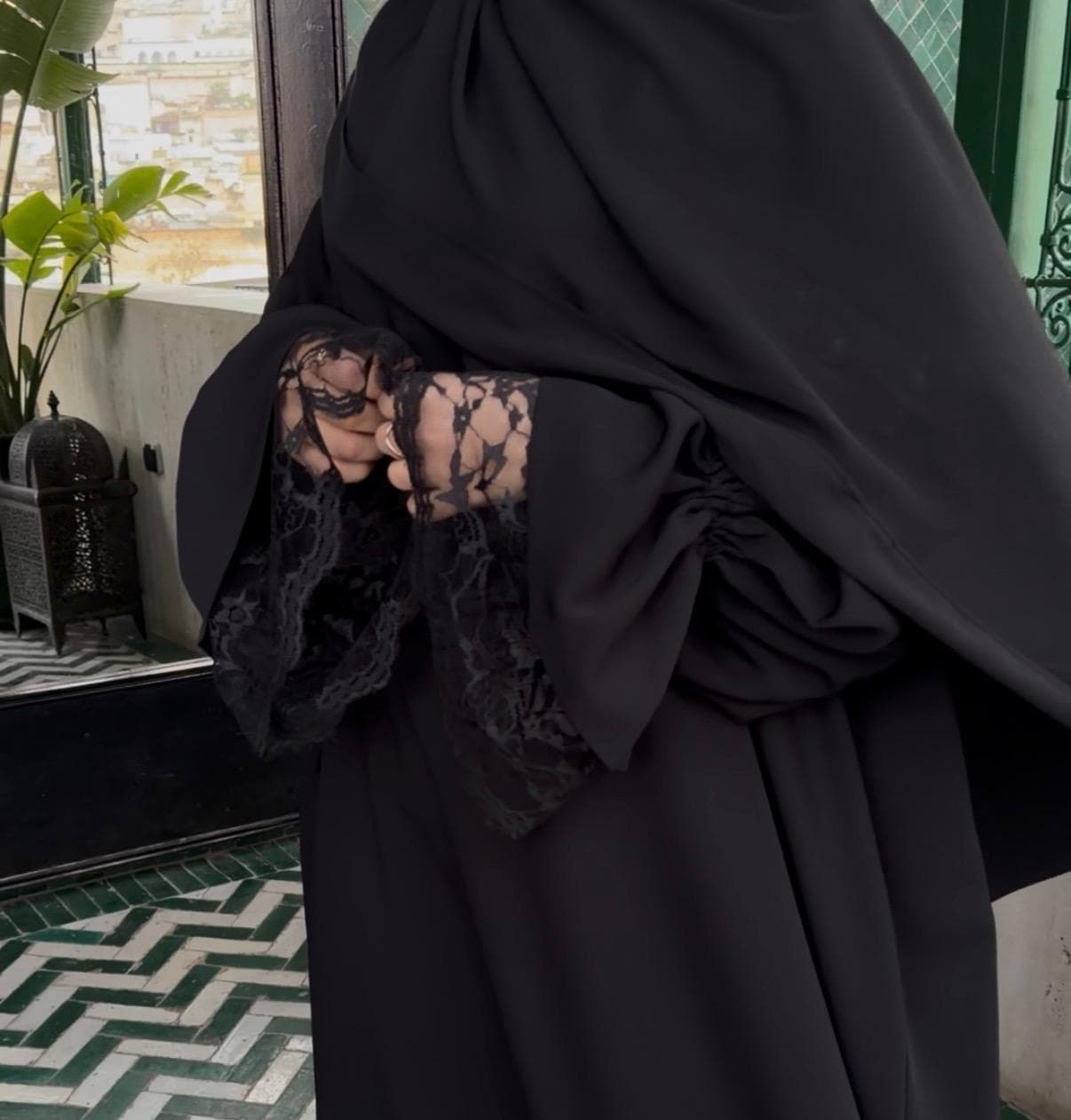 abaya NAJMA noir
