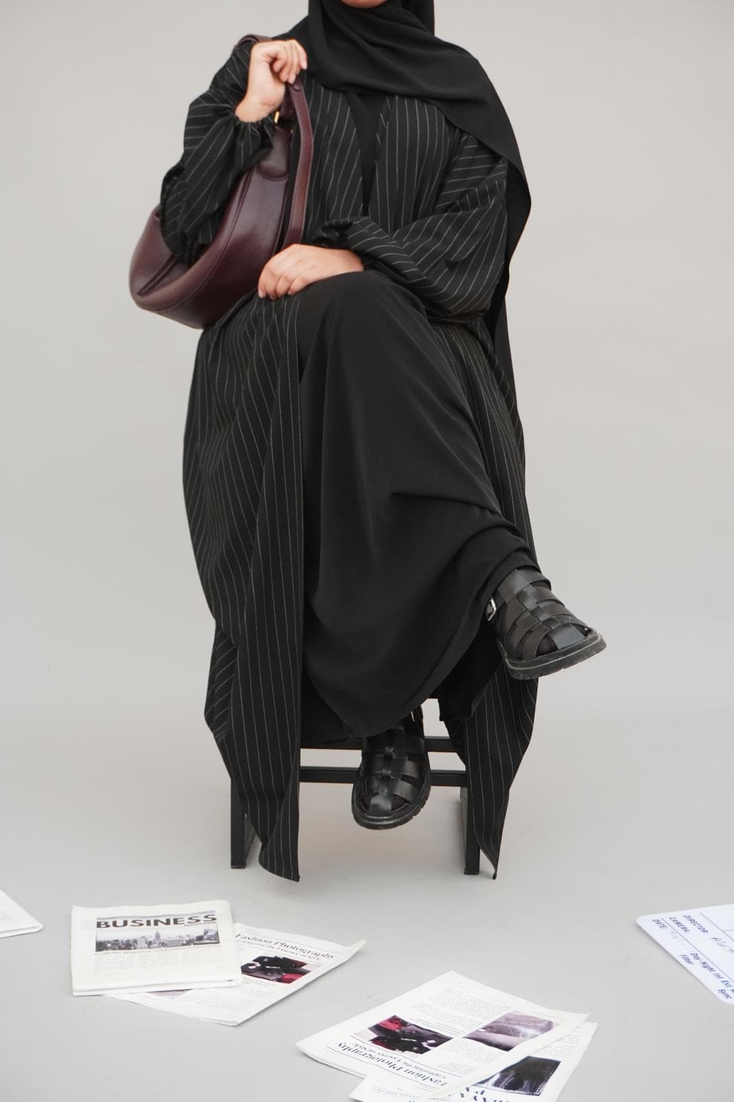 Abaya ouverte VALENTINA