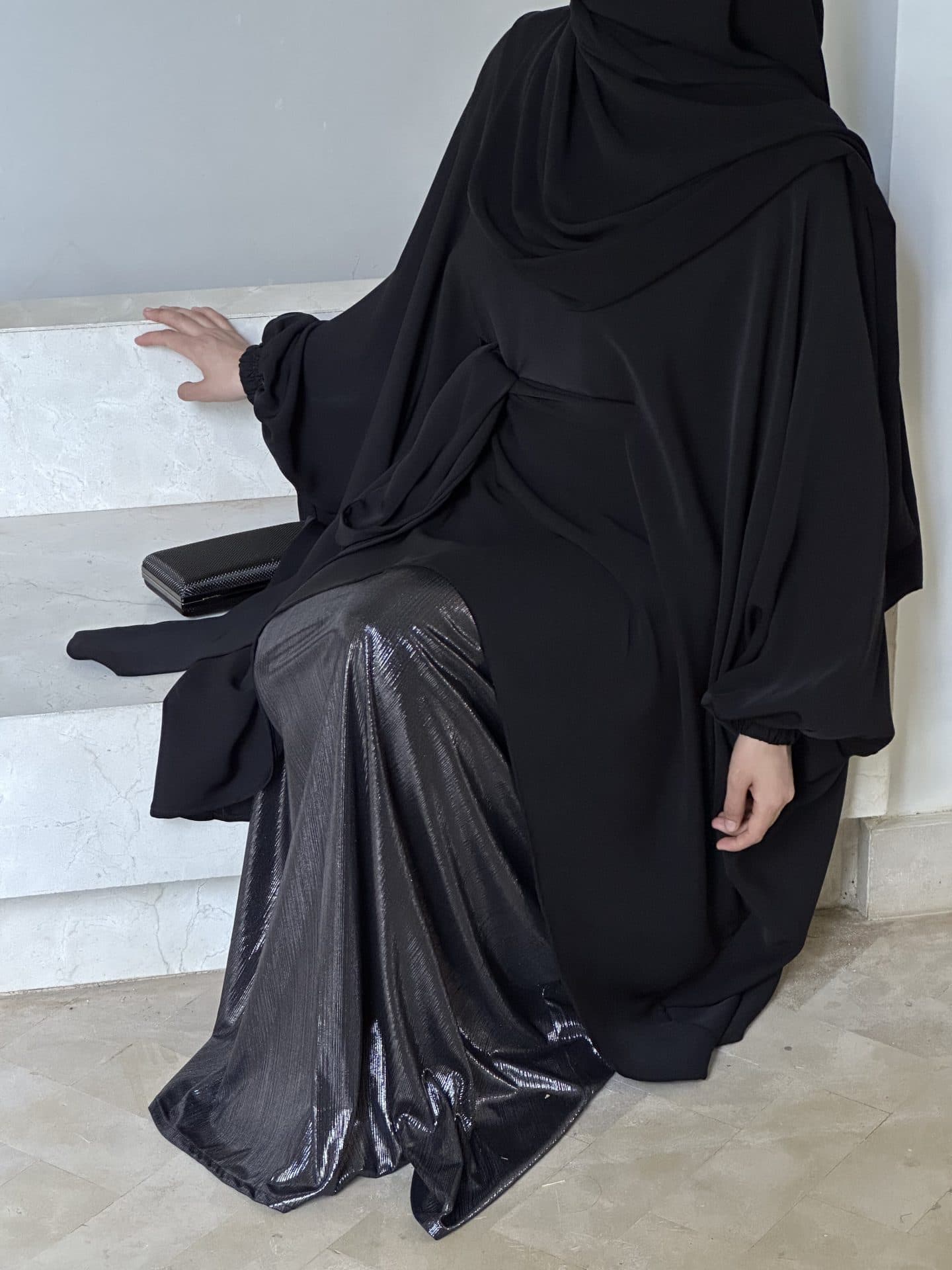 MALYA NOIR cape fermé