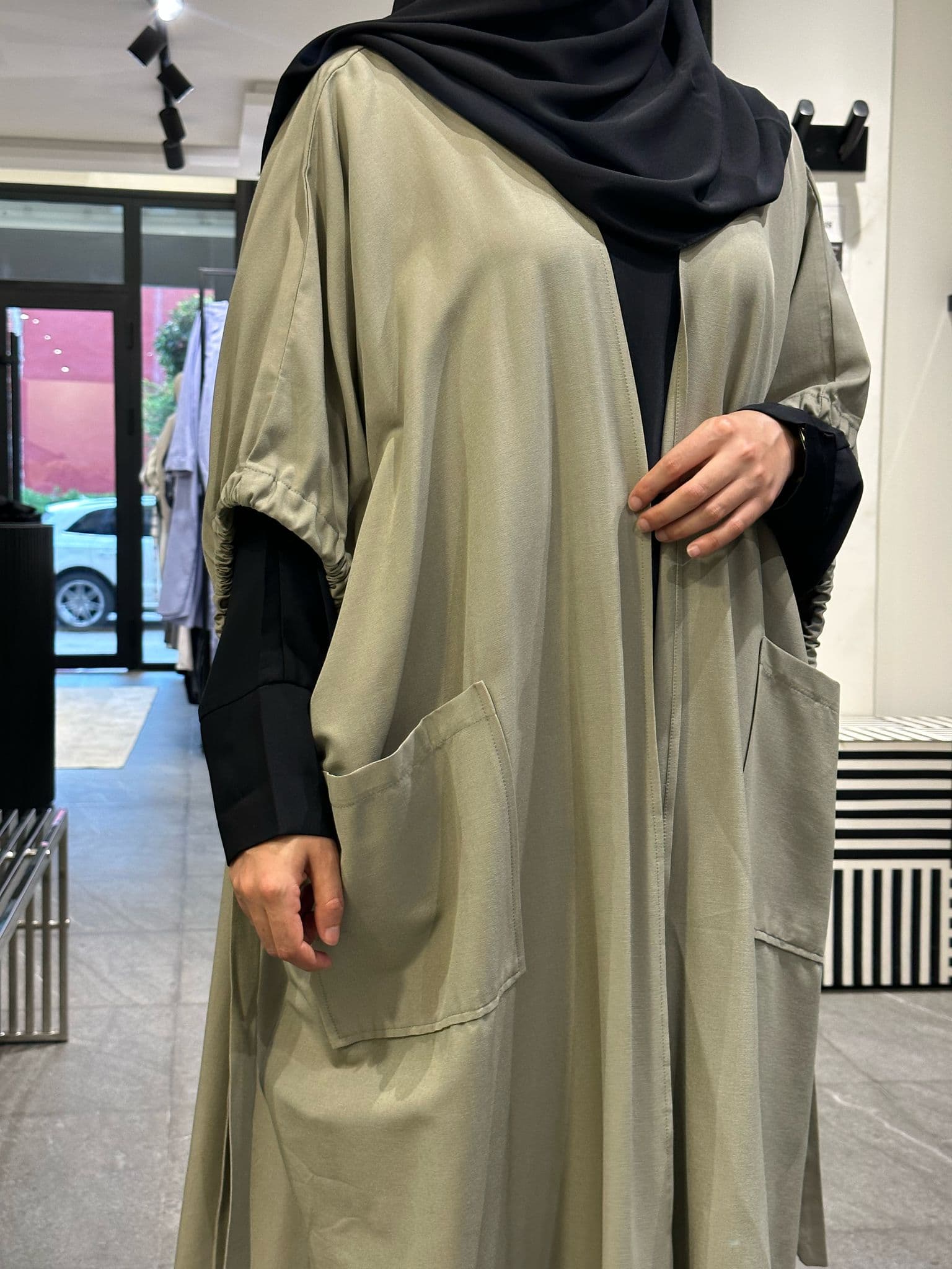 SLEEVELESS sans manches VERT OLIVE